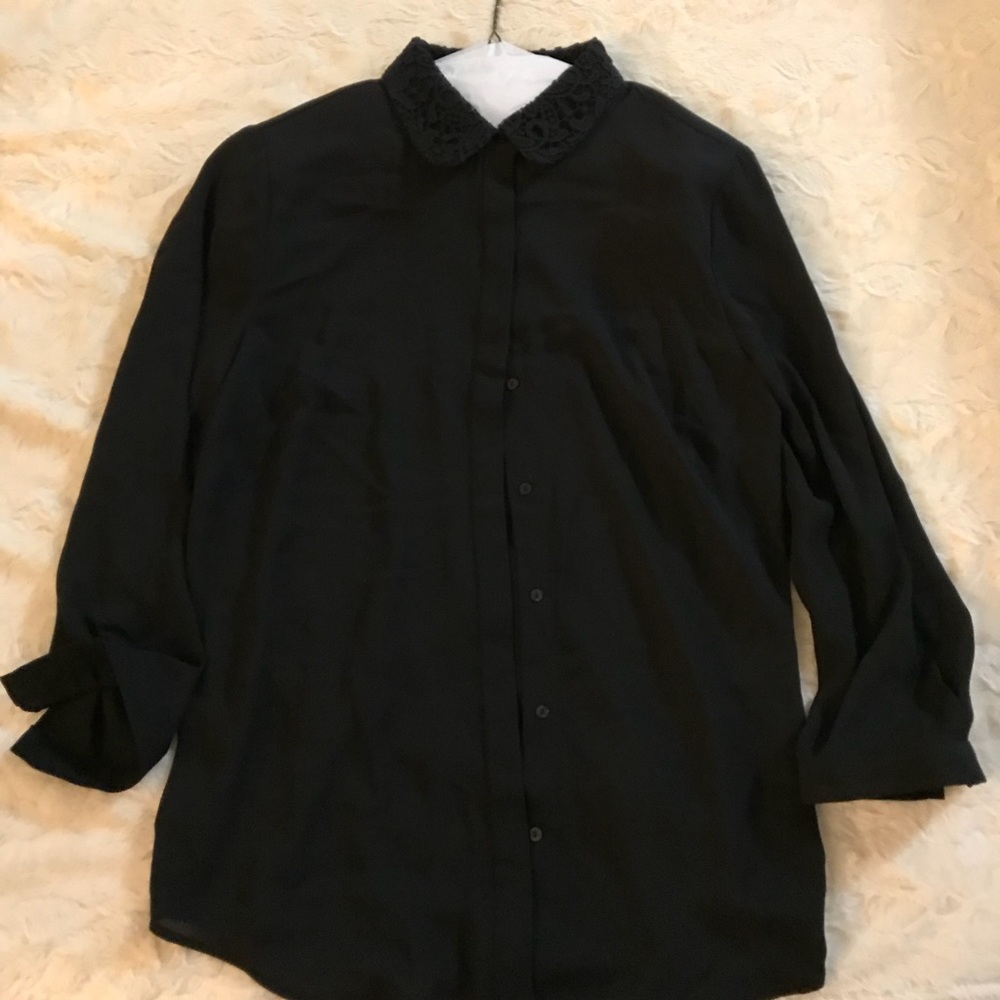 Black dress shirt